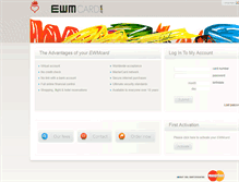Tablet Screenshot of ewm-card.com